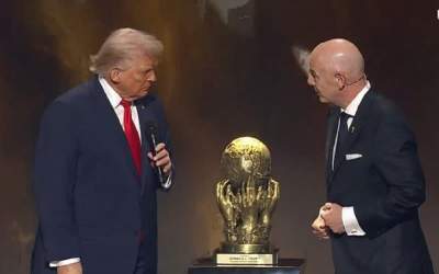 خوش خدمتی اینفانتینو به قاتل درجه یک جهان!