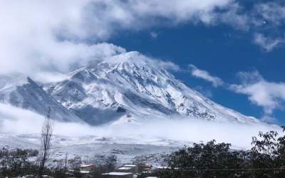 دماوند پوشیده از برف شد +فیلم  <img src="https://cdn.jahannews.com/images/video_icon.png" width="16" height="16" border="0" align="top">