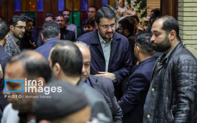 عکس/ بذرپاش در مراسم ترحیم خانواده سقاب اصفهانی