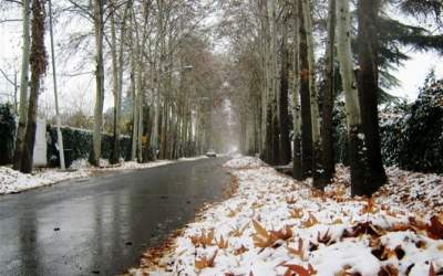 بارش برف و باران در جاده‌های ۲۰ استان