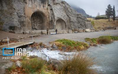 تصویر زیبا از طاق بستان کرمانشاه