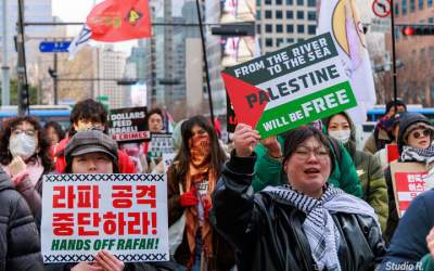 تظاهرات ضدصهیونیستی در پایتخت کره جنوبی  <img src="https://cdn.jahannews.com/images/video_icon.png" width="16" height="16" border="0" align="top">