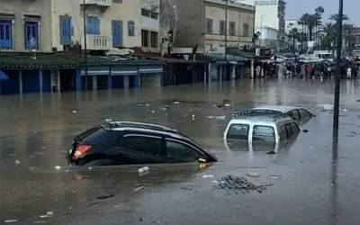 سیل مرگبار در مغرب +فیلم  <img src="https://cdn.jahannews.com/images/video_icon.png" width="16" height="16" border="0" align="top">