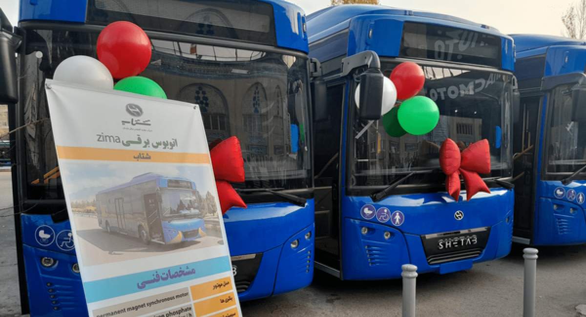 اتوبوس‌های برقی ایرانی وارد ناوگان حمل و نقل شدند