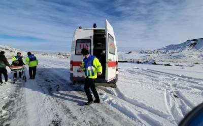 بارش برف در تایباد ۵۴ مصدوم برجا گذاشت