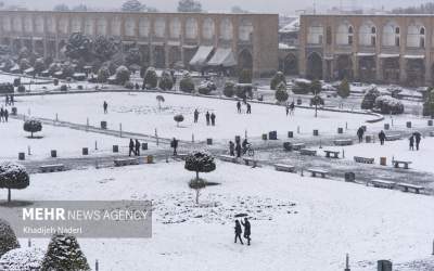 نصف جهان سفید شد +تصاویر