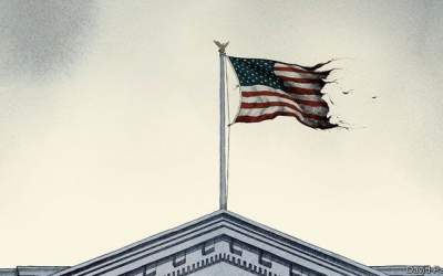 چرا آمریکا در لبه پرتگاه قرار دارد؟