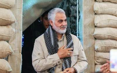 دست خط حاج قاسم برای خانواده شهدا