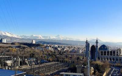 عکس/ درخشش دماوند در هوای پاک تهران