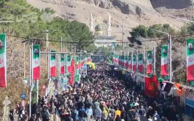 سیل دلدادگان به سوی مزار حاج قاسم روانه است  <img src="https://cdn.jahannews.com/images/video_icon.png" width="16" height="16" border="0" align="top">