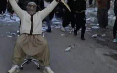 عکس/ تروریست‌های نقاب دار ملکشاهی ایلام