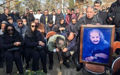 جای خالی مهران مدیری در خاکسپاری سعید پیردوست!