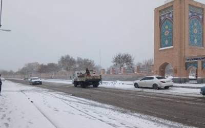 بارش برف و باران در نوار غربی کشور