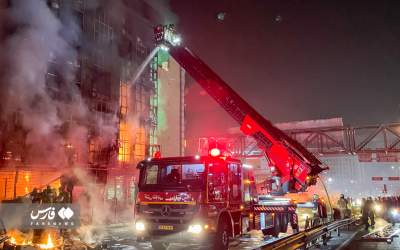 آتش نشانان، تمام وقت در خدمت بودند +عکس