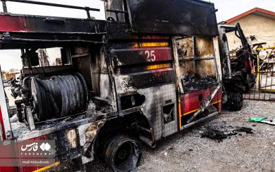 نتیجه کار فتنه گران در فتنه +عکس