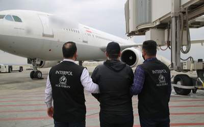 استرداد متهم متواری توسط پلیس بین الملل فراجا