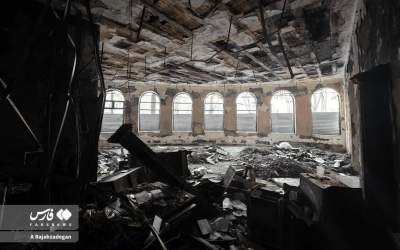 آتش، غارت و تخریب در بنای تاریخی بلدیه یزد  <img src="https://cdn.jahannews.com/images/picture_icon.png" width="11" height="10" border="0" align="top">