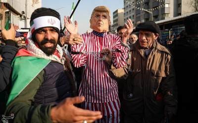 عکس/ عاقبت ترامپ این شکلی است