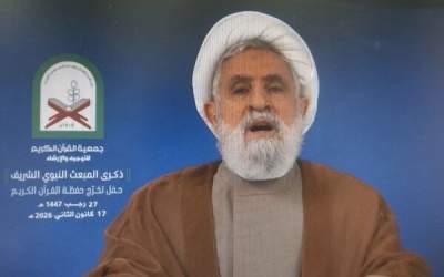 شیخ نعیم قاسم: عوامل موساد و آمریکا در آشوب‌های ایران دخالت دارند