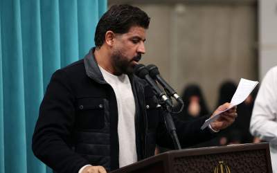 شعرخوانی حماسی مجتبی رمضانی در بیت رهبری  <img src="https://cdn.jahannews.com/images/video_icon.png" width="11" height="10" border="0" align="top">