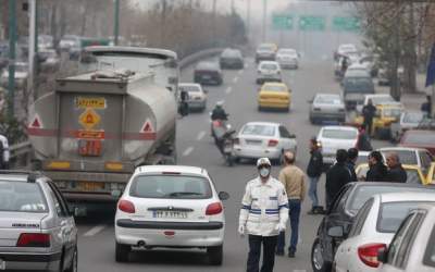 هوای تهران در وضعیت ناسالم برای گروه‌های حساس