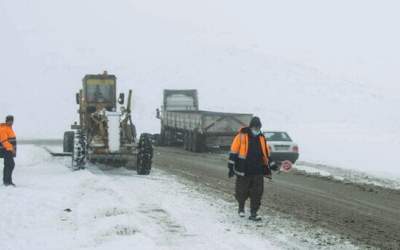 بارش برف و باران در ۷ استان