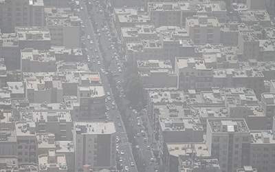 هوای تهران نارنجی ماند