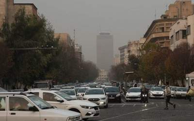 آلودگی هوای تهران رو به کاهش