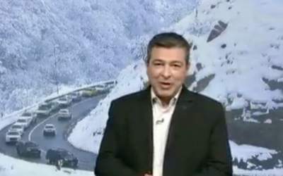 بگومگوی کارشناس هواشناسی با مجری تلویزیون