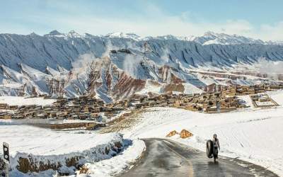 حجم برف در توچال +فیلم