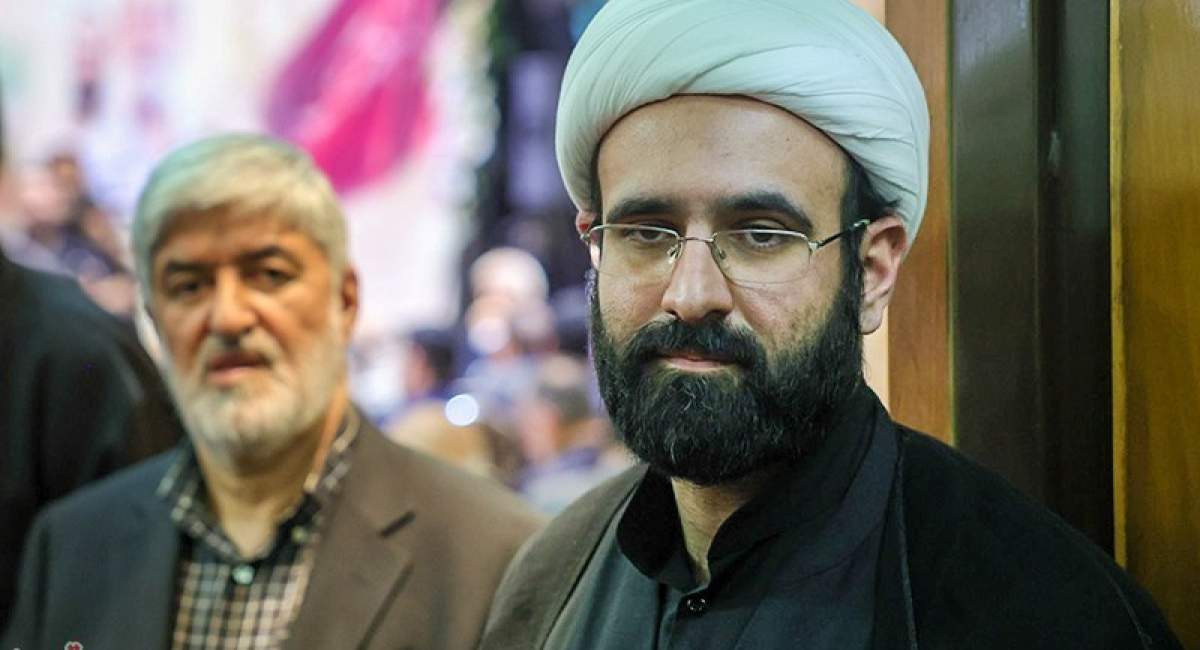 تصاویر چهره‌ها در مراسم گرامیداشت شهید لاریجانی  